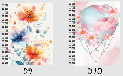 Cuaderno A5 Tapa Dura - 80 Hojas Punteadas Variados Diseños