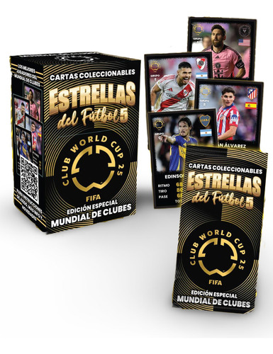 Estrellas Del Fútbol 5 Mundial De Clubes 2025 X 40 Sobres