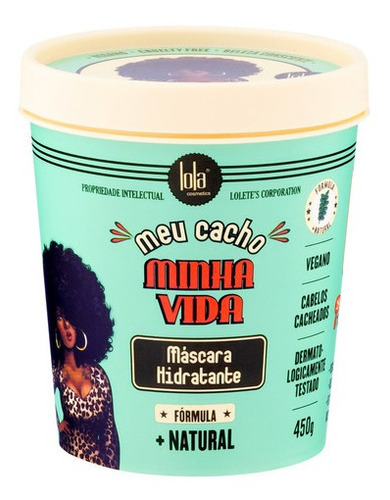 Máscara Hidratante Lola Cosmetics Meu Cacho Minha Vida 450g