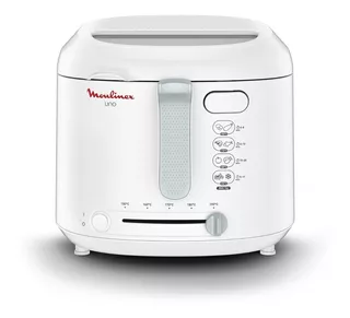 Freidora Moulinex Uno M Blanca Af203158 1600w 220v Color Blanco