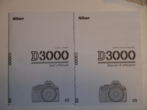 Manual De Camara Nikon D 300 (eng/fra)