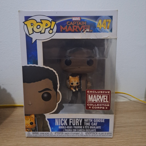 Funko Pop Marvel Nick Fury 447 Exclusivo (estado De Caja: 6)