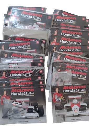 Fascículos Ayrton Senna Mclaren Mp4/4 Edições Variadas