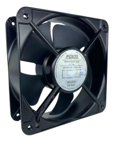 2 Ventiladores De Painel 200x200 - 220vca Rolamento Esfera