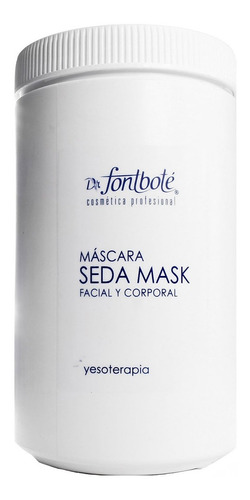 Imagen 1 de 5 de Yesoterapia Seda Mask Facial Y Corpotal Dr. Fontboté 1k