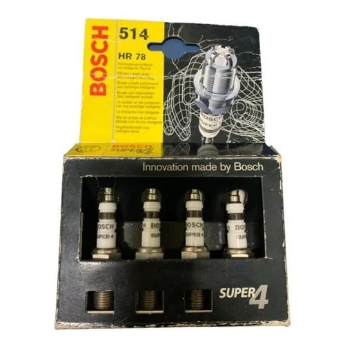 Juego De Bujias Alemanas Bosch 4 Electrodos H78