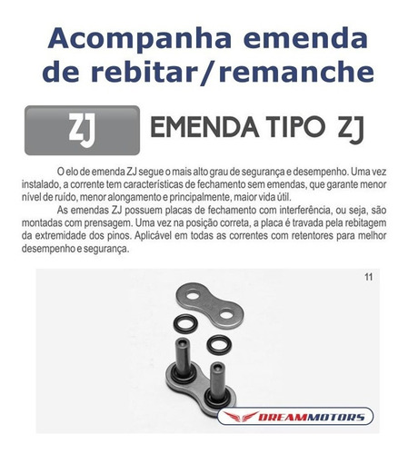 Kit Relação Did Corrente Vx3 + Jt Gsx-s 750 Gsx-s750 43x17