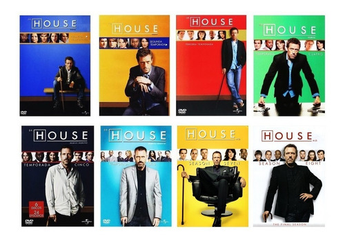 Doctor House Paquete Temporadas 1 - 8 Serie Completa Dvd