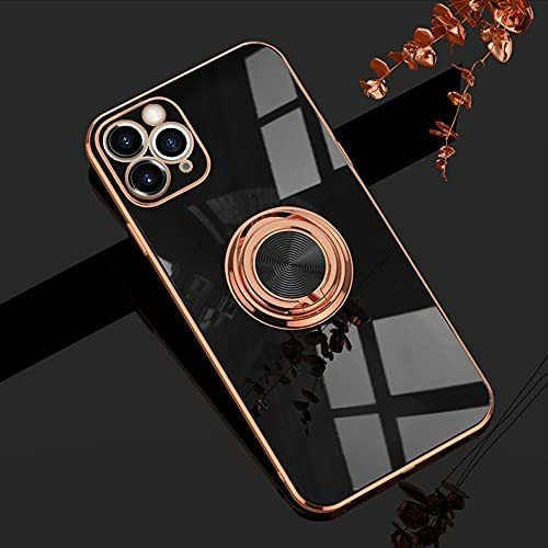 Omorro Para iPhone 11 Pro Funda Con Anillo Rotación Lmwtn