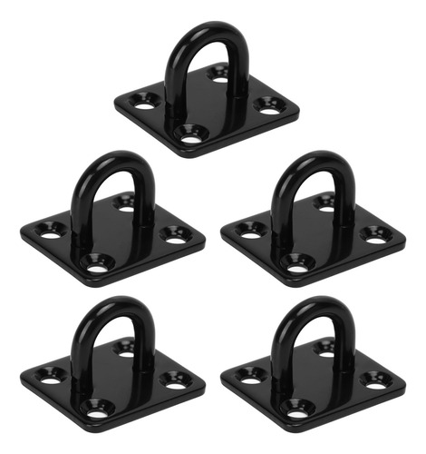 Hook Pad Eye Para Montaje En Pared, 5 Piezas De Acero Inoxid