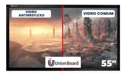 Tela Touch Screen Antirreflexo Unionboard 55 Polegadas 