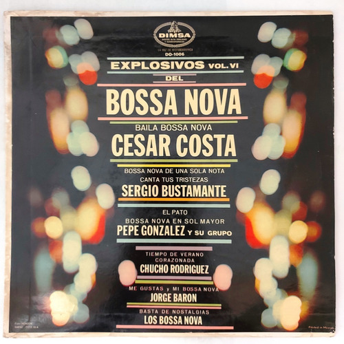 Varios Artistas - Explosivos Del Bossa Nova Vol 6  Lp