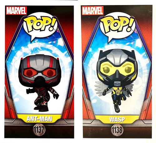 Funko Pop Ant-man #1137 Y Wasp #1138 Ant-man Quantumania