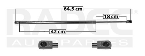 Amortiguador Cofre Chevrolet Tahoe 2007-2014 