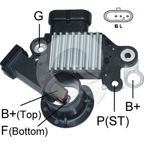 Regulador Alternador Aveo Optra 3 Pines Derecho 