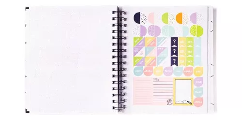 AGENDA PERMANENTE GRANDE o KAWAII - COISAS BEM LEGAIS