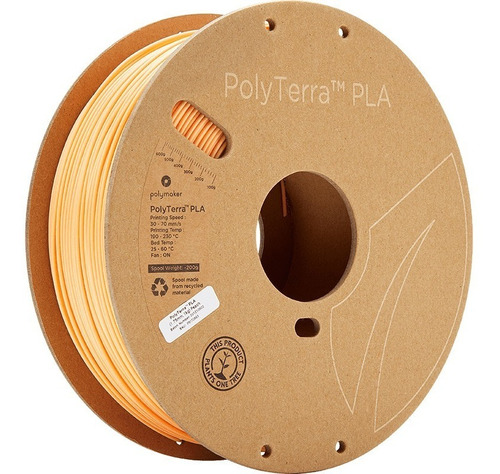 Filamento Polyterra Pla Anaranjado Pastel (1.75mm, 1kg)