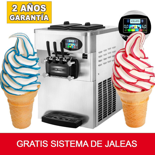 Maquina De Helado Mantecado Y Yogurt Frozen Incluye Formula