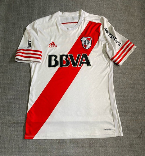 Camiseta Titular River Plate 2015 - Adidas Auténtica (Usado)