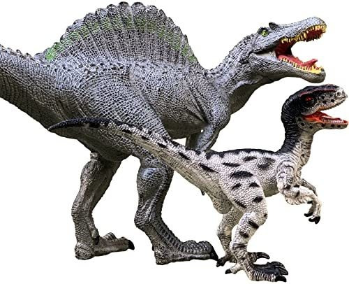 Figura De Dinosaurio Dinosaur World Spinosaurus Y Velocirapt