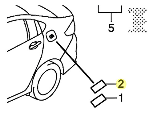 Etiqueta Adesiva Precaução Airbag Honda Civic City Fit