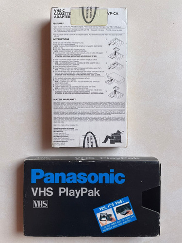 Adaptador Vhs Para Casette Vhs-c (Usado)