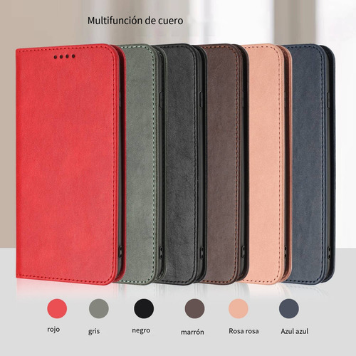 Funda Tipo Cartera Magnética Con Función Atril Para Motorola G24 4g, G04, E14, 4g, Bloqueo Rfid