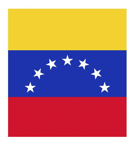 Vinilo 30x30cm Bandera De Venezuela Pais Latinoamerica M4