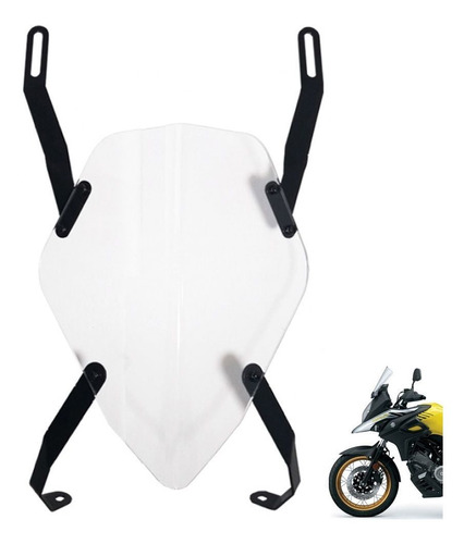 Proteção Farol Acrílico Vstrom 650 Xt 2019 2020 Transparente