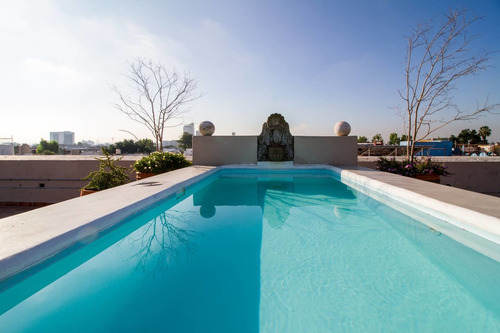 Imagen 10 de 12 de Loft En Casa Colonial Histórica Con Alberca Y Terraza