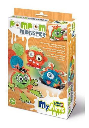  Pompones Para Crear Monstruitos - Pompom Monster - Revell