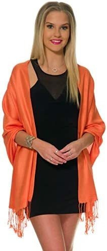 Chal / Talit De Oracion Shineglitz Orange