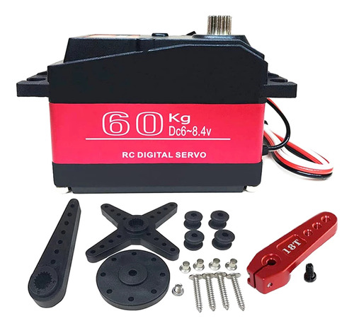 Servo Digital Esc Servo, 60 Kg, 180°, Rc Ss, Metal