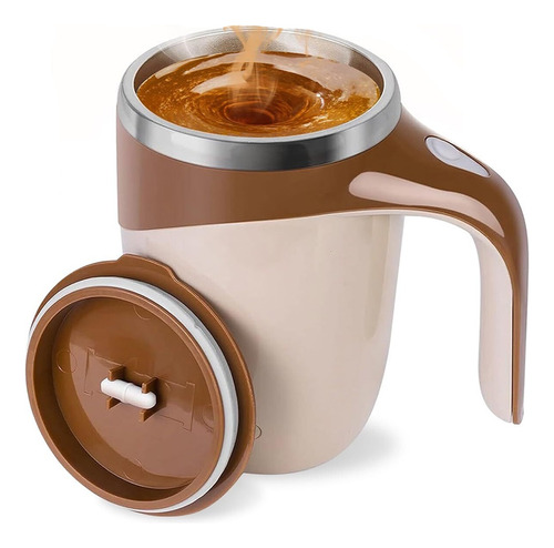 Taza Agitadora Café Magnética,taza Autoagitadora Con Tapa