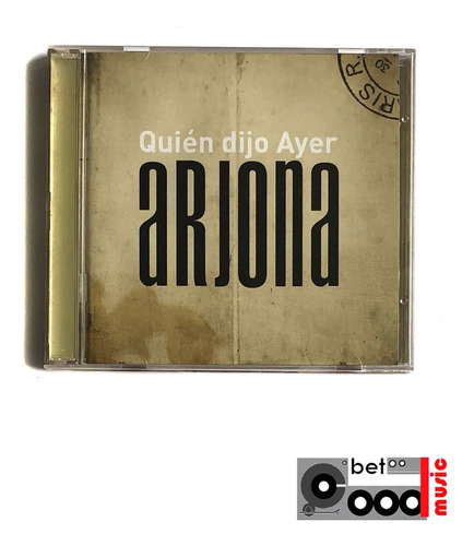 2 Cd's Ricardo Arjona - Quién Dijo Ayer - Excelente 