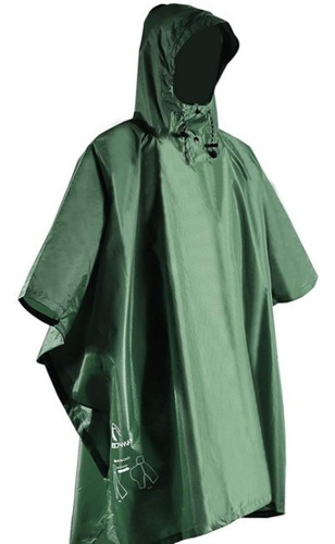 Poncho De Lluvia Impermeable Exteriores 3 En 1 Red Camp