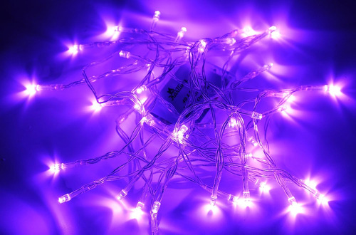 Karlling Battery Operated Purple 40 Led Fairy Light Strin Ab