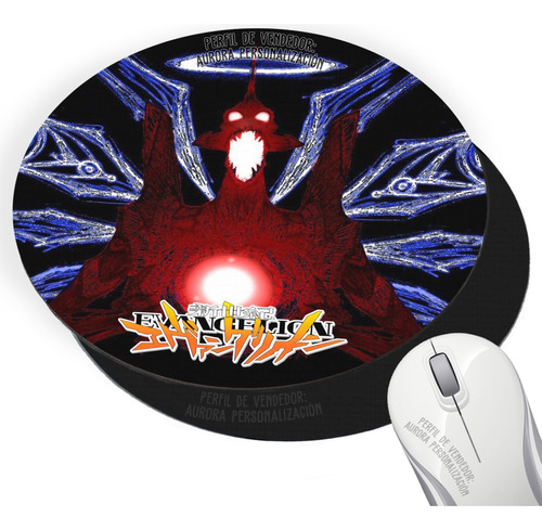 Pad Mouse Sublimado Neon Genesis Evangelion Anime