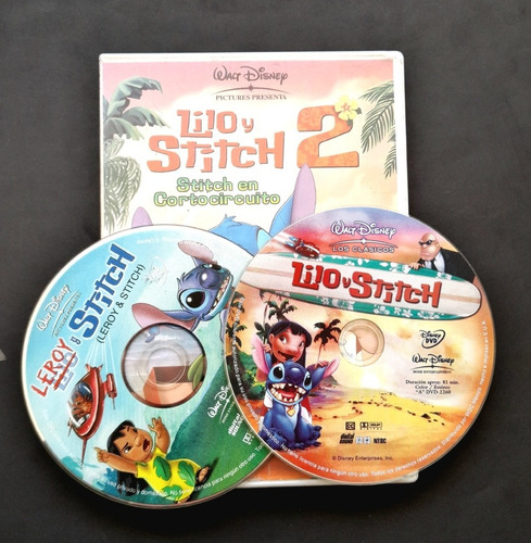 Pack Lilo Y Stitch - Dvds Originales - Los Germanes 