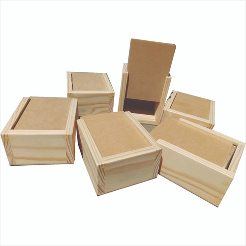 Caja Artesanal X10 Madera Y Mdf Multiuso-souvenir-artesanos