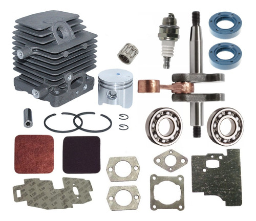 Kit Motor Completo Cilindro Virabrequim Motopoda Ht75