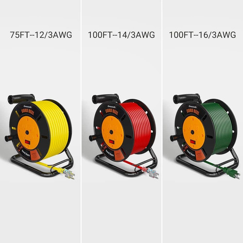 Carrete De Almacenamiento De Cable De Extensión Dewenwils Co