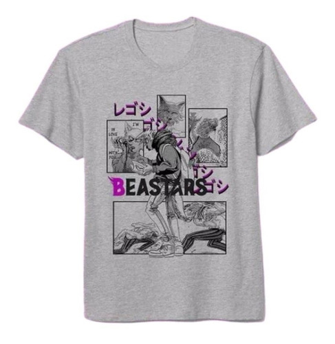 Remera Beastars Legosi Sp Kanji Gastovic Anime Store