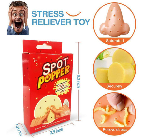 Brinquedo Espremendo Nariz Espinha Popping Stress Relief Bri