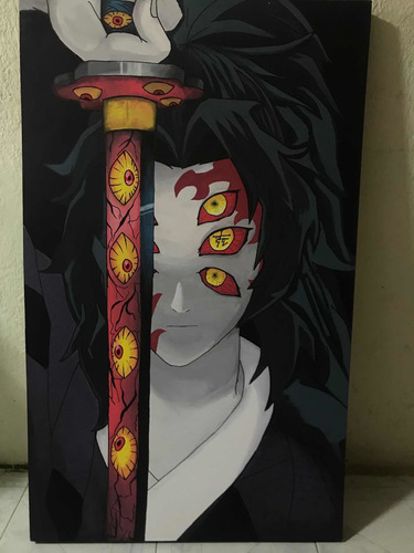 Pintura En Acrílicos Echa A Mano  Kimetzu No Yaiba