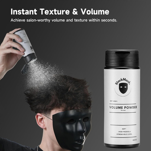 , Texturizante Para Cabello Black Mask Para Hombres