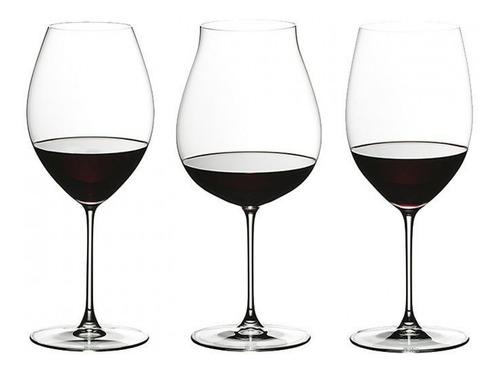 Copa Riedel Veritas Red Wine Testing Set X3 Unidades 5449/74