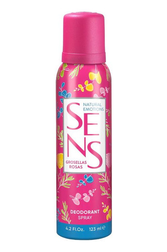 Sens Desodorante En Aerosol Grosellas Rosas X 123 Ml.