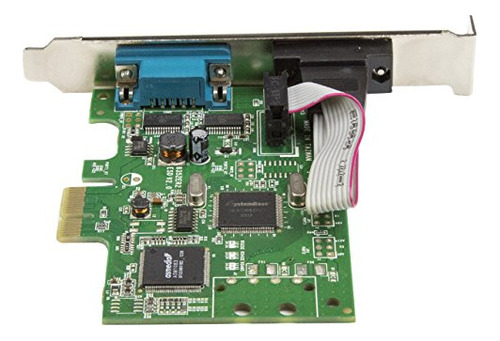 Startech.com Tarjeta Serie Pci Express De 2 Puertos Con Uar