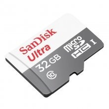 Tarjeta Microsdhc Sandisk Ultra 32gb Clase 10 Con Adaptador